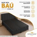 Ver imagem 4 de Cama Box com Baú Casal Bipartido Sintético Royal Sleep Preto