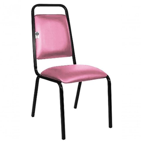Cadeira Empilhável para Hotelaria Linha Hotel Fremont Rosa