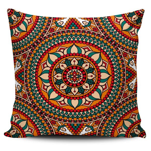 Kit 4 Almofadas Decorativas Mandala Multicolorida 45x45cm - 2