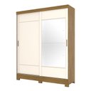 Ver imagem 1 de Guarda Roupa Casal Istambul Nature Off White – Briz Móveis