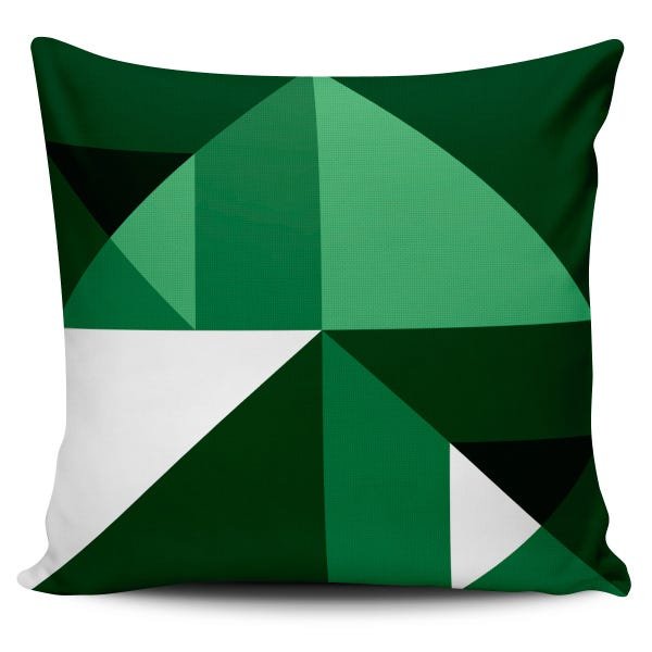 Kit 3 Capas Almofadas Formas Geometricas Verde 45x45cm - 4