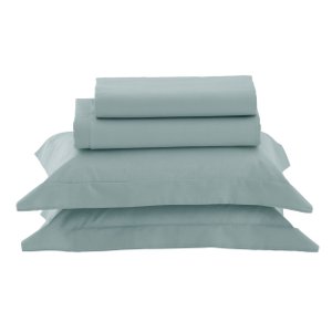 Jogo de Cama 200 Fios Vida Bela Kacyumara Verde Benit King 280x240cm