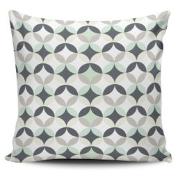 Kit 4 Capas Almofada Retrô Cores Pastéis e Cinza 45x45cm - 5 Kit 4 Capas Almofada Retrô Cores Pastéis e Cinza 45x45cm - 5