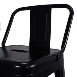 Banqueta Iron Tolix Alta de 76 Cm com Encosto - 5