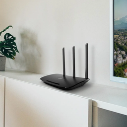 Roteador Wireless Tp-link Tl-wr940n 450mbps com 3 Antenas Preto - 6 Roteador Wireless Tp-link Tl-wr940n 450mbps com 3 Antenas Preto - 6