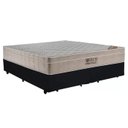 Ver imagem 1 de Cama Box Base Casal Bipartido Molas Ensacadas Airtech Springpocket 138x188 Preto - Ortobom