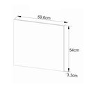 Ver imagem 3 de Espelheira para Banheiro Retangular 60cm BN3638 Metalizado - Tecno Mobili