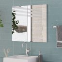 Ver imagem 1 de Espelheira para Banheiro Retangular 60cm BN3638 Metalizado - Tecno Mobili