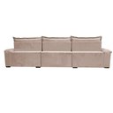 Ver imagem 6 de Sofá Retrátil e Reclinável 3,85m Cama inBox Big Fresh com SoftGel D40 Velupluma Bege