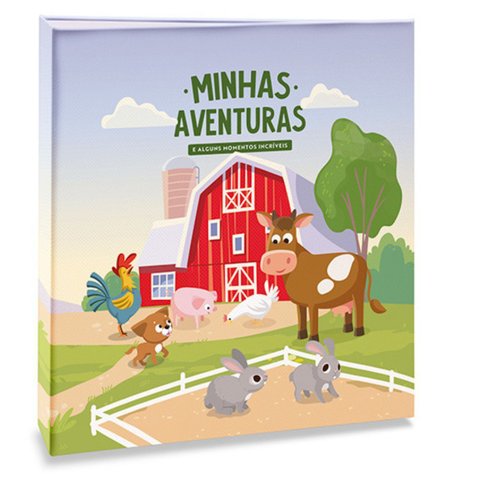 Album 500 Fotos 10x15 Fazendinha Infantil Rebite - Ical 187