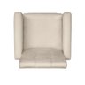 Poltrona Cadeira Decorativa resistente com Base de ferro para Escritório - 6