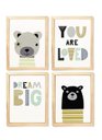 Ver imagem 1 de Kit Quadro Dream Big Decorativo Quarto Criança Bebê Enxoval