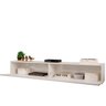 Rack Suspenso Future 2 Portas Dj Móveis 180,5 Cm Branco - 3