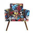 Ver imagem 2 de Kit 2 Poltronas Nina Romero Brito com Pés em Madeira - Twdecora