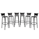 Ver imagem 1 de Kit 6 Cadeiras Alta 80cm para Balcão Ilha Bancada Área Gourmet Bar Piscina Banqueta Itagold