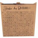 Ver imagem 2 de Caixa de 10mil Desafio Dos 100 Depositos em Mdf Cru. Guarde 10 Mil Reais com Este Cofre