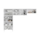 Ver imagem 5 de Cozinha de Aço Compacta 3 Peças Regina Multimóveis Glass CR6135 Branco/Preto