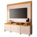 Ver imagem 1 de Estante Painel de Tv 70 Pol 180cm Luma H01 Cinamomo/off White - Mpozenato