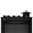 Ver imagem 2 de Fogão a Gás Mesa de Vidro Limpa Fácil e Acendimento Automático Esmaltec Pérola Glass 5 Bocas
