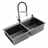 Cuba Dupla Gourmet em Aço Inox 304 Nano Black Guimmis.casa - 4