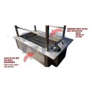 Ver imagem 2 de Churrasqueira a Gás Inteira em Aço Inox -braseiro de Embutir a Gás + Churrasqueira com Grelhas