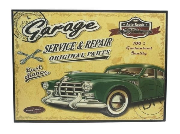 Quadro garage service & repair 30X40 cm - 1