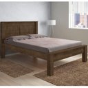 Ver imagem 1 de Cama Casal Roma com Cabeceira MDF Malbec Marrom 148cm Estrutura Framar