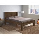 Ver imagem 3 de Cama Casal Roma com Cabeceira MDF Malbec Marrom 148cm Estrutura Framar
