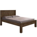 Ver imagem 4 de Cama Casal Roma com Cabeceira MDF Malbec Marrom 148cm Estrutura Framar