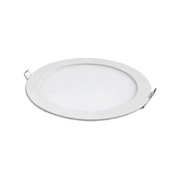Painel Led Redondo Embutir 18W 3000K Bivolt Foxlux - 1