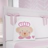 Kit Berço Menina Rosa Ursa Princesa 12Pçs Grão de Gente - 9