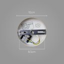 Ver mais imagens de Arandela Grape Ouro Branco Globo Vidro + LED G9 BF ZR112 Starlux ST2628