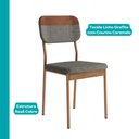 Ver imagem 6 de Conjunto Sala de Jantar 4 Cadeiras Jasmim Carraro Off White Rosê