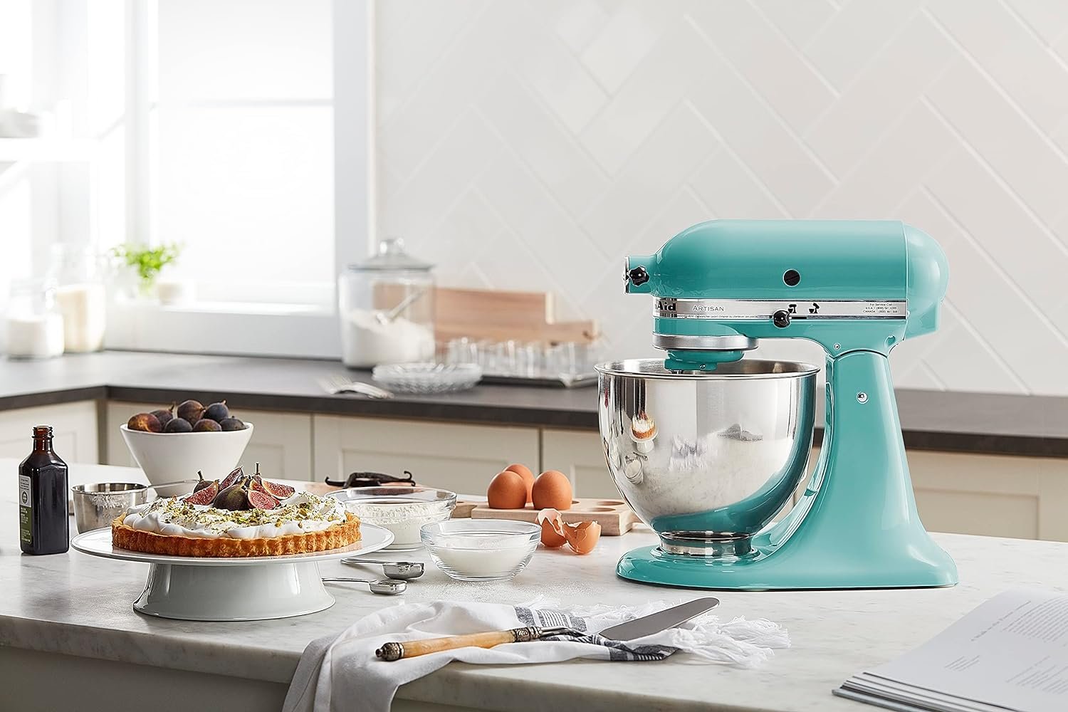 Kitchenaid Artisan Mixer 5qt, 10 Vel. Escudo, Aqua Sky - 5