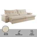 Ver imagem 6 de Sofá Vega 02 Módulos de 120cm Br 25cm Meu Sofá Online A294 Linho Creme