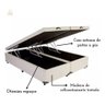 Base Box Baú King 193x203 Courino Linho Cor Bege - 3