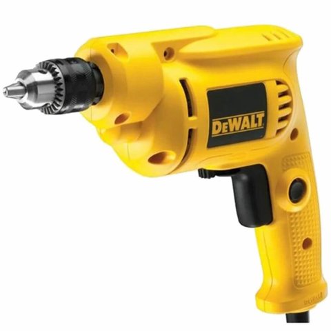 Furadeira 1/4"" 380 Watts 220 Volts com Velocidade Variável e Reversível - Dwd010 - Dewalt Furadeira