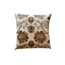 Ver imagem 3 de Kit 4 Capas de Almofadas Decorativa com Zíper 40x40:marrom