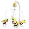 Móbile em Pelúcia Giratório Musical De Bebê Abelhinhas - 2