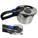 Ver imagem 4 de Panela de Pressão Fec Externo 6 L Visor Grande Inox Mta