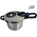 Ver imagem 3 de Panela de Pressão Fec Externo 6 L Visor Grande Inox Mta