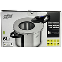 Ver imagem 7 de Panela de Pressão Fec Externo 6 L Visor Grande Inox Mta