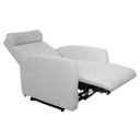 Ver imagem 3 de Poltrona Reclinável Automática Ninar:linho Cinza