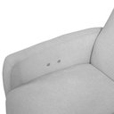 Ver imagem 6 de Poltrona Reclinável Automática Ninar:linho Cinza