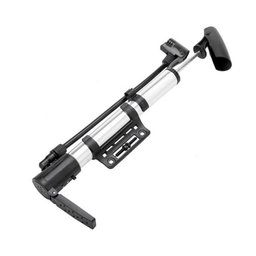 Bomba de Ar C/ Suporte Pneu Multiuso Bico Fino e Grosso - 1