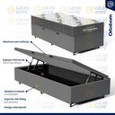 Ver mais imagens de Cama Box Baú com Colchão de Espuma D33 Ortobom Airtech 100 Solteiro 88 Cm