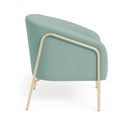 Ver imagem 6 de Poltrona Sala Decorativa Kit 2 Stella Base Alta Tubo Champanhe Veludo Cotelê D03 - D’Rossi