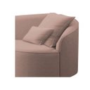 Ver imagem 5 de Divã Recamier Curvo Sala de Estar Inglaterra Lado Esquerdo 200cm Linho Rose - Incasa Decor