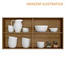 Ver imagem 4 de Armário Módulo Aéreo Multiuso Duas Porta Branco Yaro 120 Cm