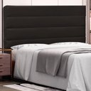 Ver imagem 4 de Cabeceira Estofada Cama Box Casal Queen Size 160cm Marrom